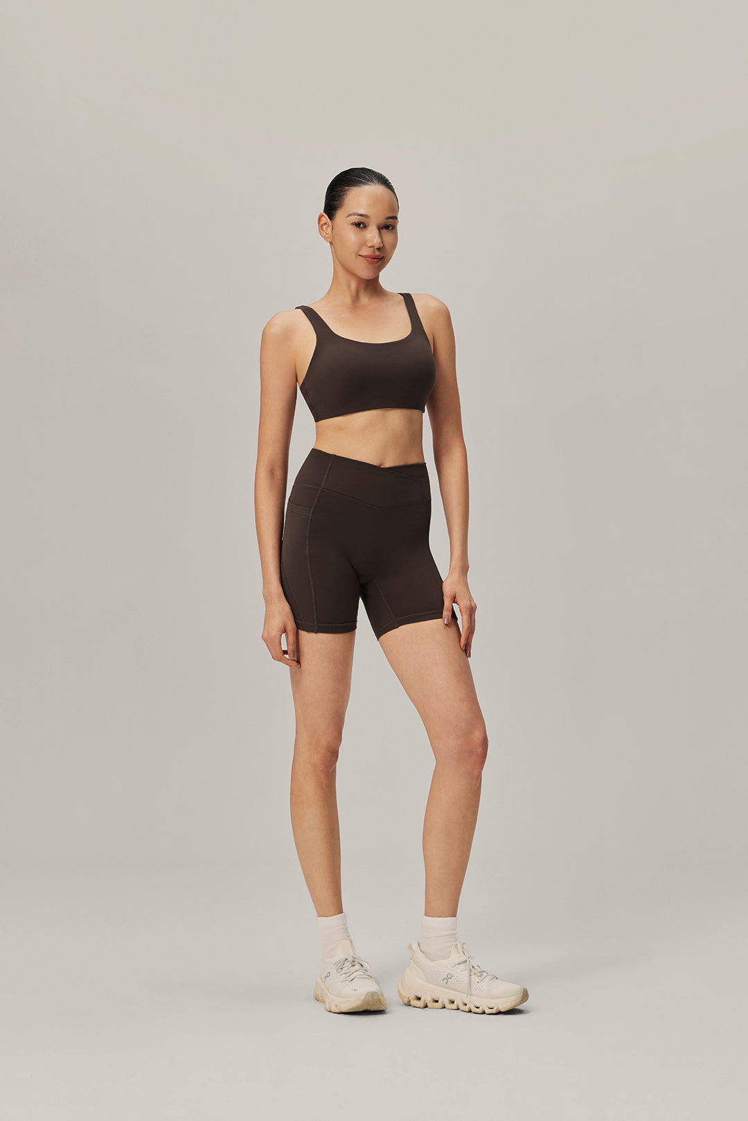Secret Pocket V-Front Shorts - Morning Espresso product image 2